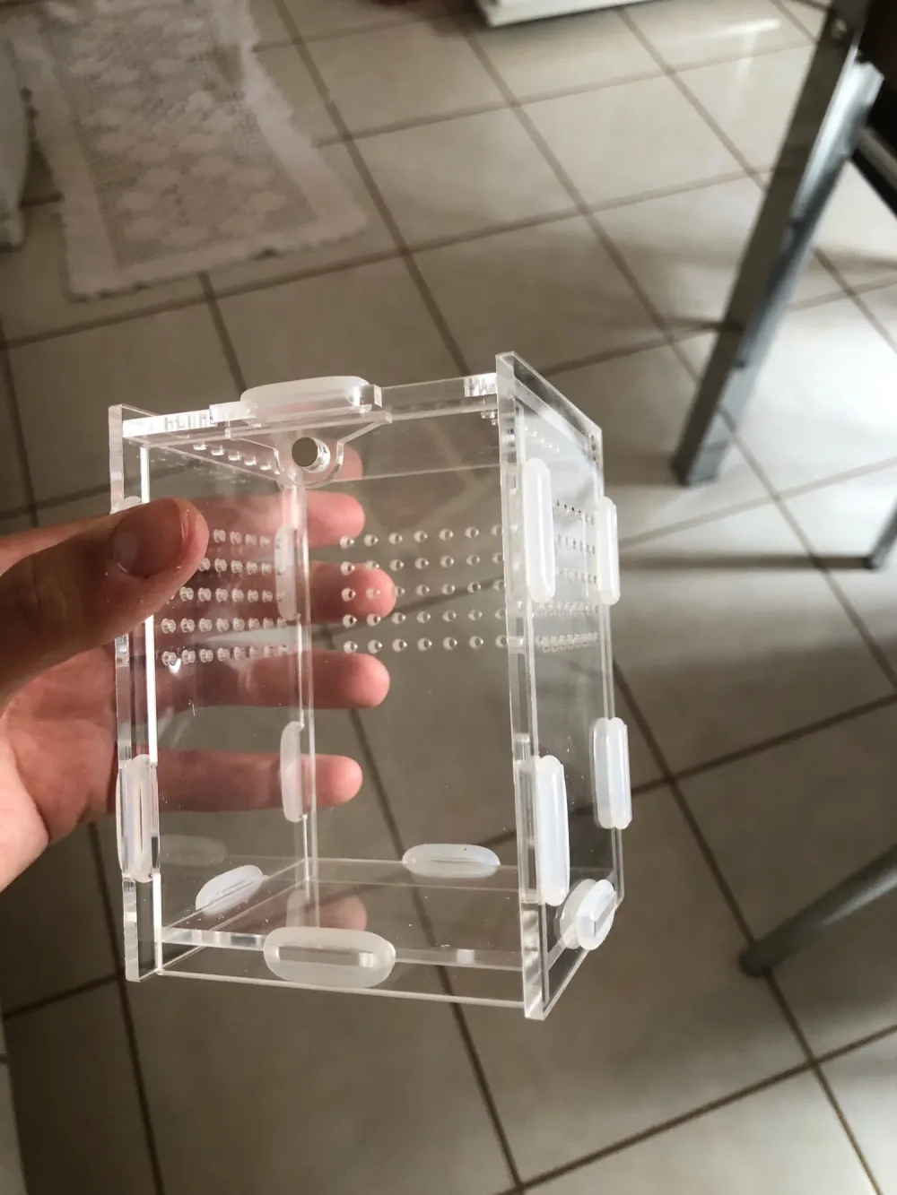 TaranTerra acrylic enclosure photographed by Verified buyer, a verified buyer